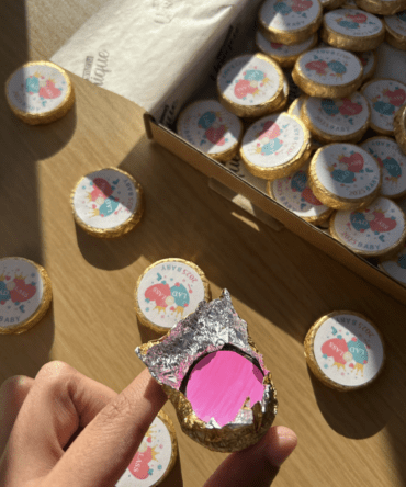 Gender Reveal Chocolate Coins
